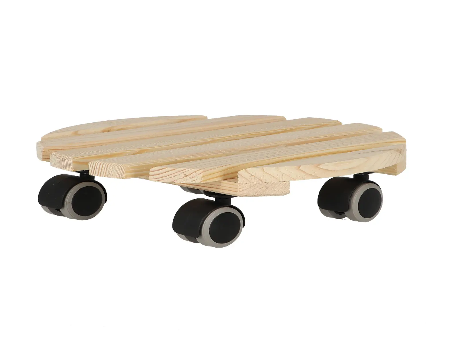 Podložka pod květináč, pojízdná, pr. 29cm, přírodní, INDOOR|Esschert Design