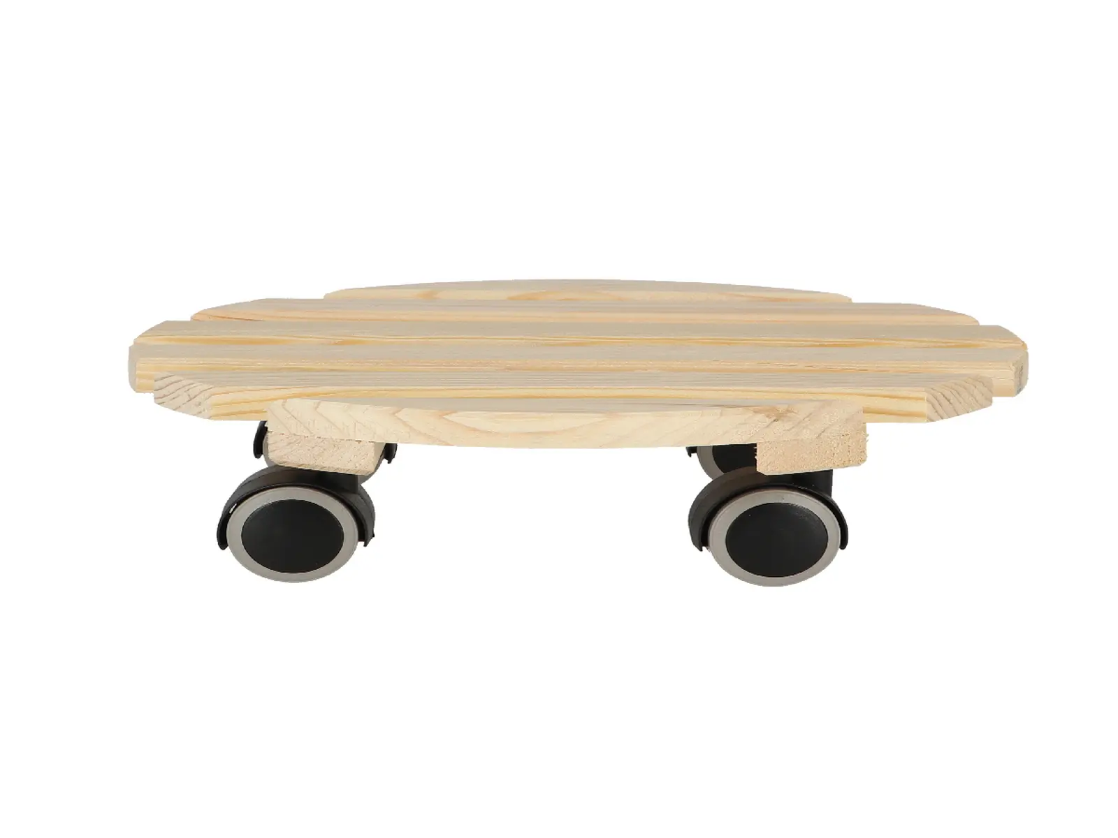 Podložka pod květináč, pojízdná, pr. 29cm, přírodní, INDOOR|Esschert Design