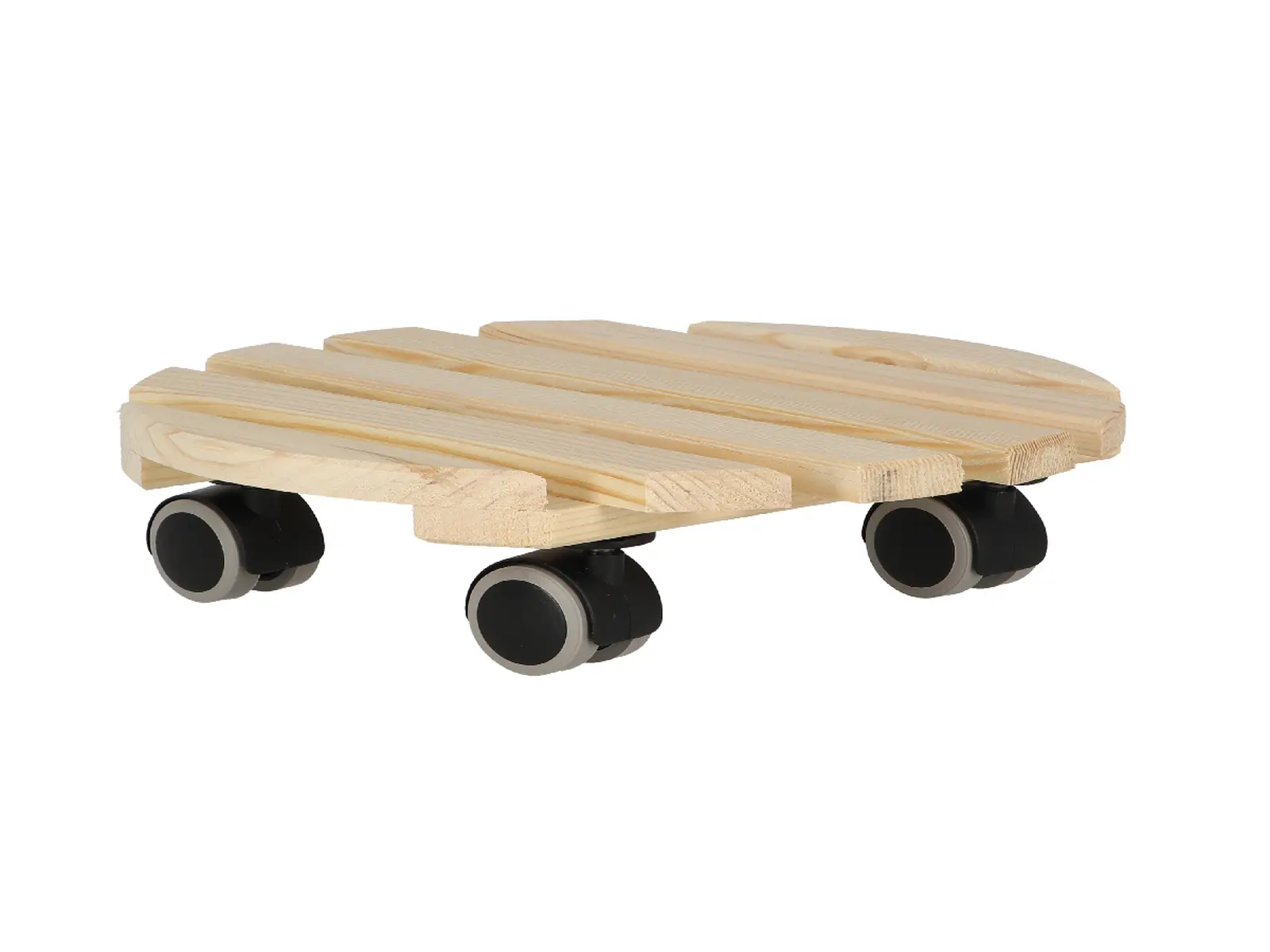 Podložka pod květináč, pojízdná, pr. 29cm, přírodní, INDOOR|Esschert Design