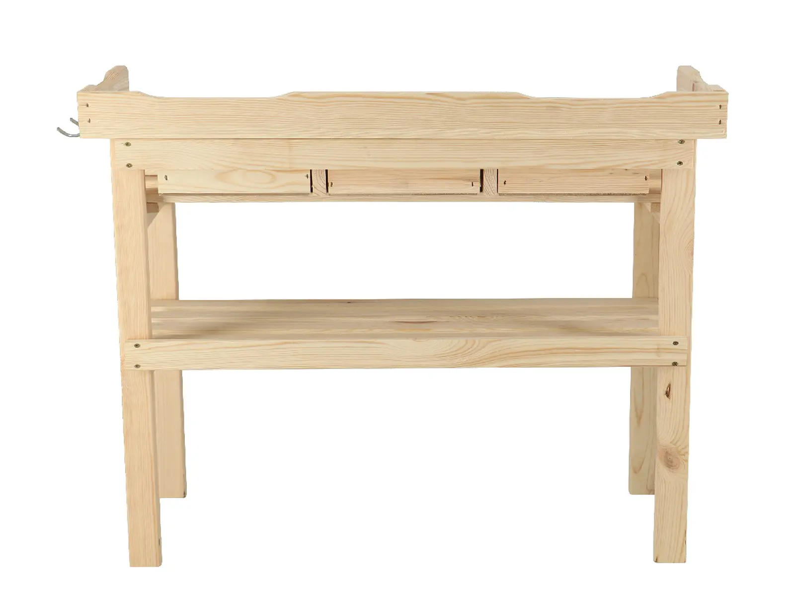 Stůl na přesazování rostlin s policí, přírodní, 80x38x113cm|Esschert Design