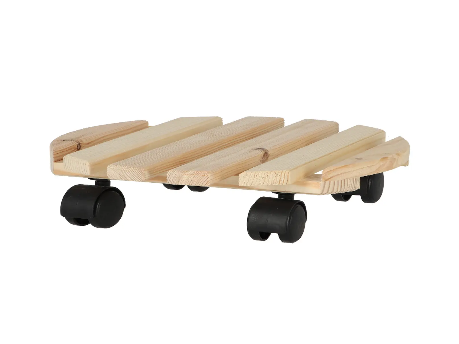 Podložka pod květináč, pojízdná, pr. 28cm, přírodní|Esschert Design