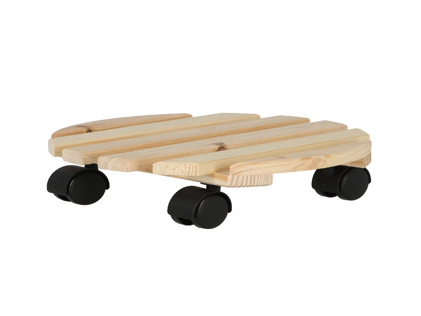 Podložka pod květináč, pojízdná, pr. 28cm, přírodní|Esschert Design