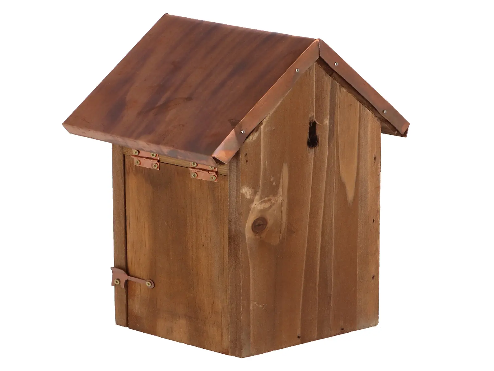 Dřevěná Budka BEST FOR BIRDS antik, měděná střecha - Sýkora modřinka|Esschert Design
