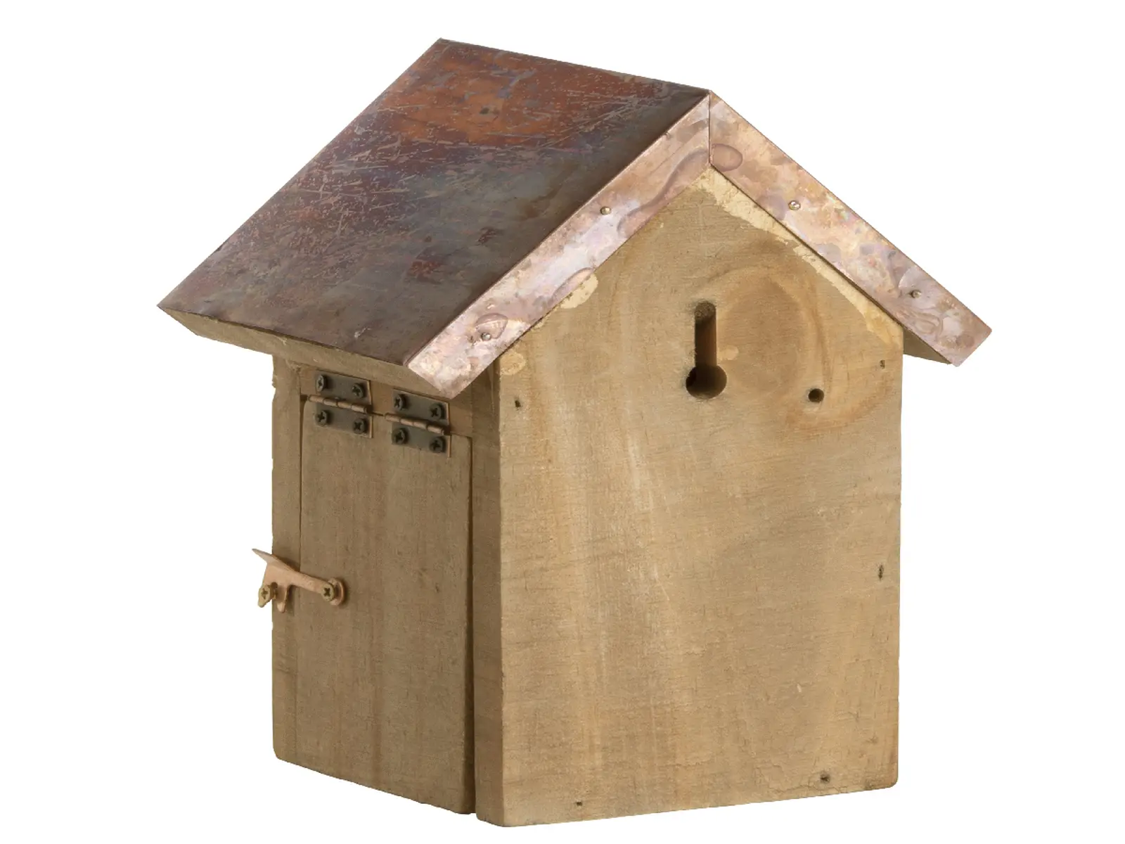 Dřevěná Budka BEST FOR BIRDS antik, měděná střecha - Střízlík obecný 20 cm|Esschert Design