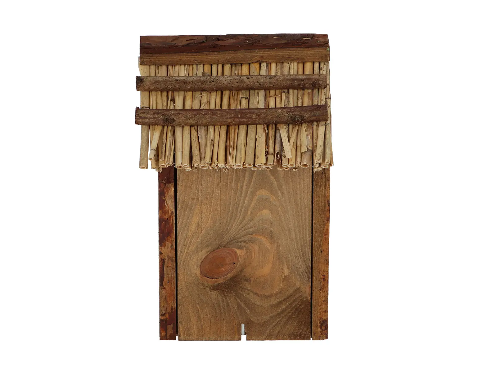 Dřevěná Budka BEST FOR BIRDS antik, slaměná střecha - Sýkora koňadra 32 cm (DOPRODEJ)|Esschert Design