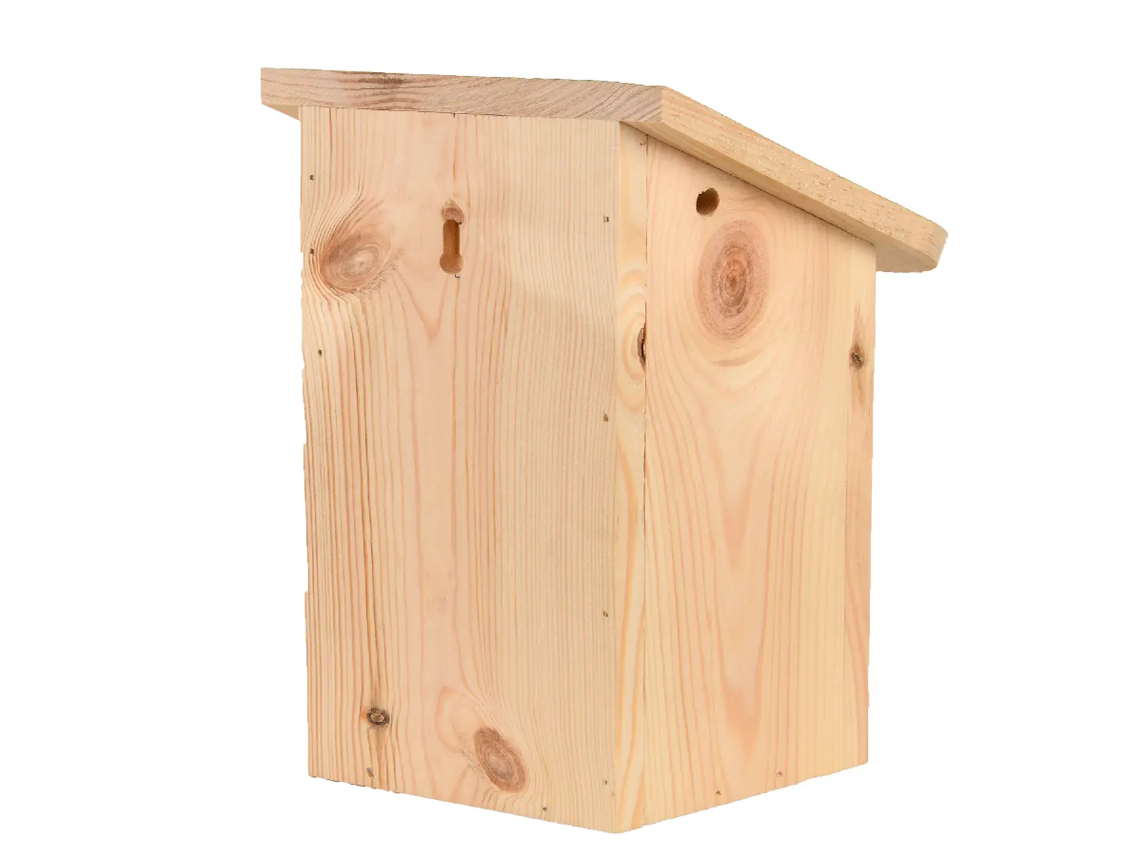 Budka DIAPOZITIV - Sýkora Modřinka, 15x15x28cm, přírodní/zelená|Esschert Design