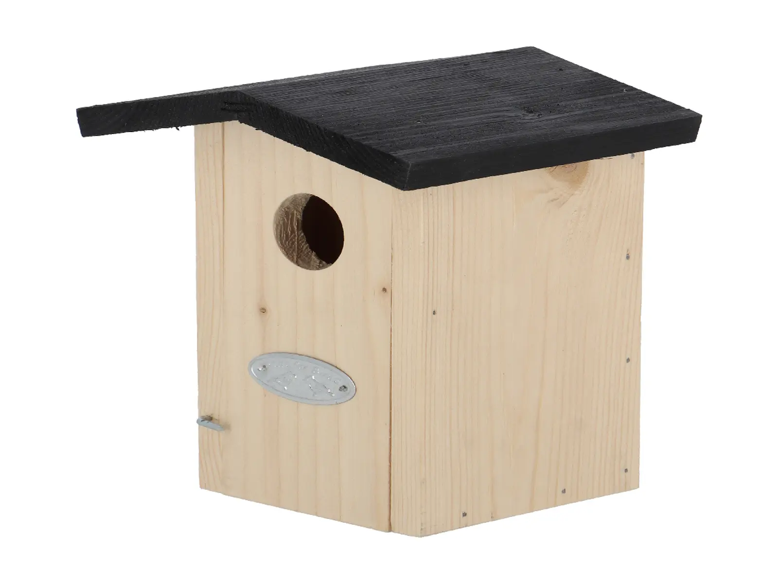 Budka pro Střízlíka zimního, přírodní/černá, 17cm|Esschert Design