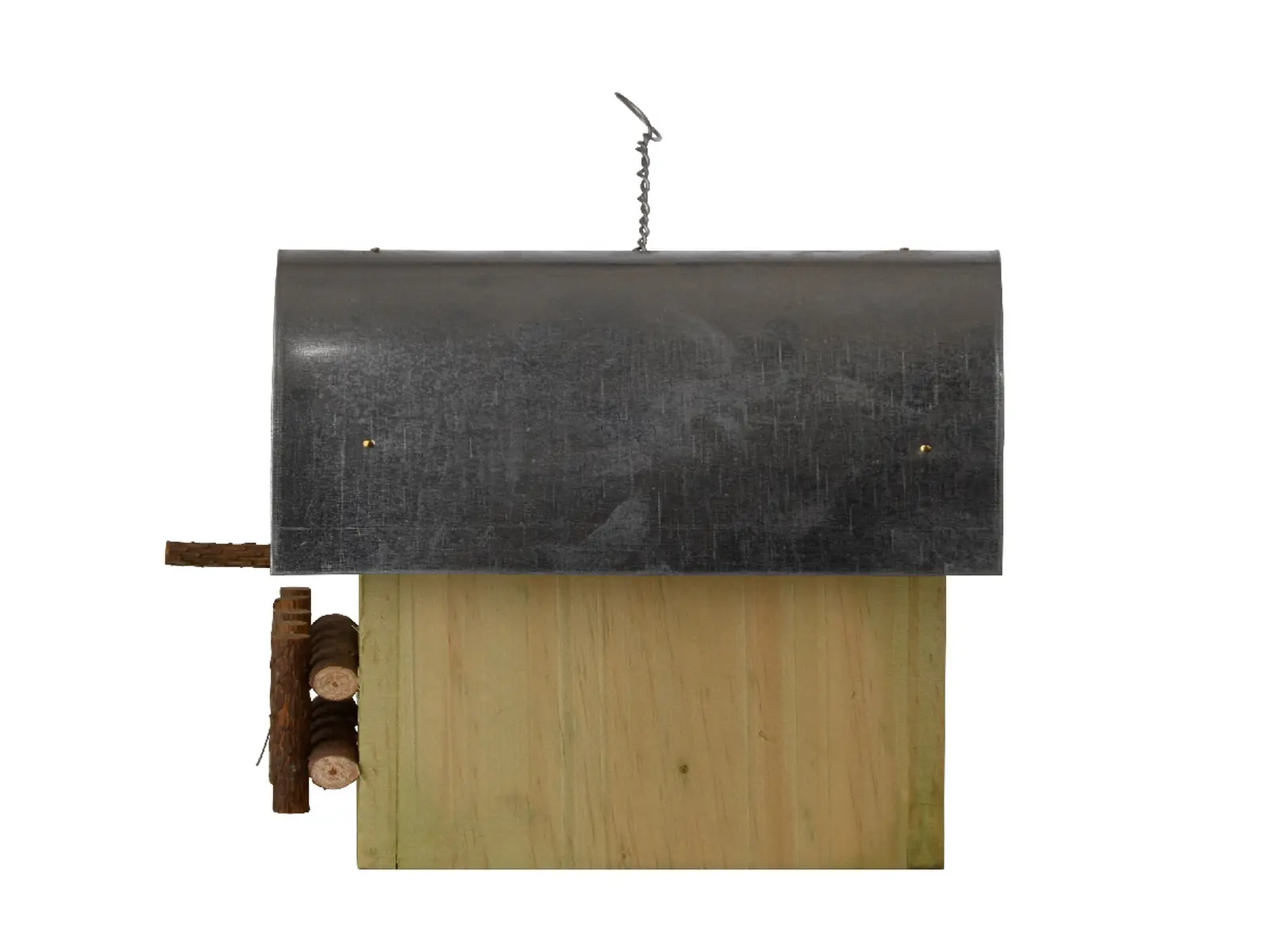 Ptačí Budka BEST FOR BIRDS závěsná, dřevěná, červená, přírodní, krémová, 15x22,2x20 cm, balení obsahuje 3 kusy!|Esschert Design