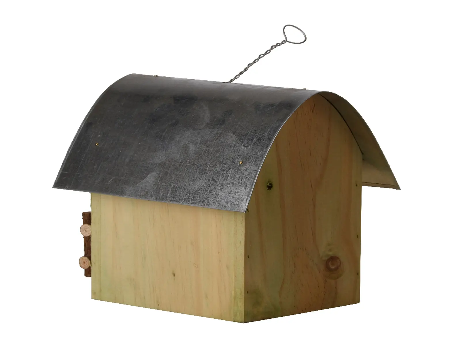 Ptačí Budka BEST FOR BIRDS závěsná, dřevěná, červená, přírodní, krémová, 15x22,2x20 cm, balení obsahuje 3 kusy!|Esschert Design