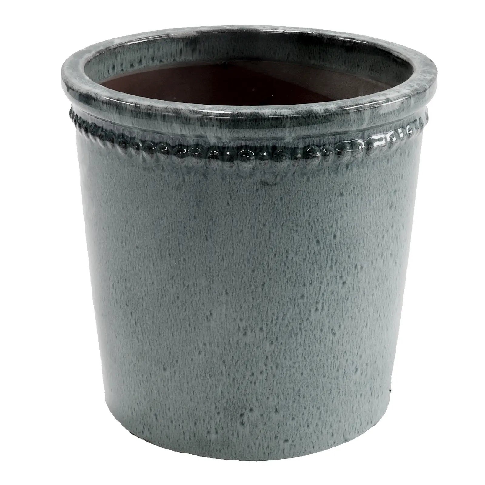 Květináč glazovaný, šedá, pr.26cm (PP026)|Esschert Design