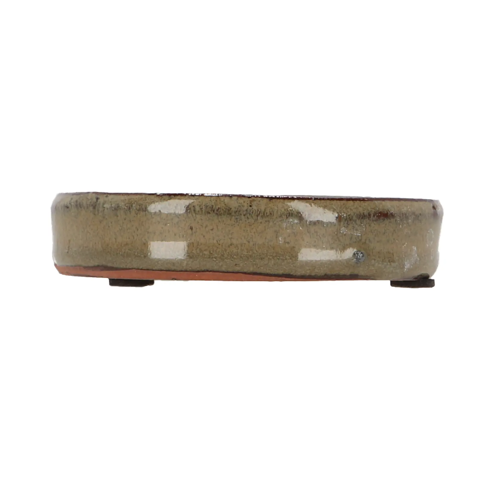 Miska pod květináč, glazovaná, šedá, pr.10cm (PP019)|Esschert Design