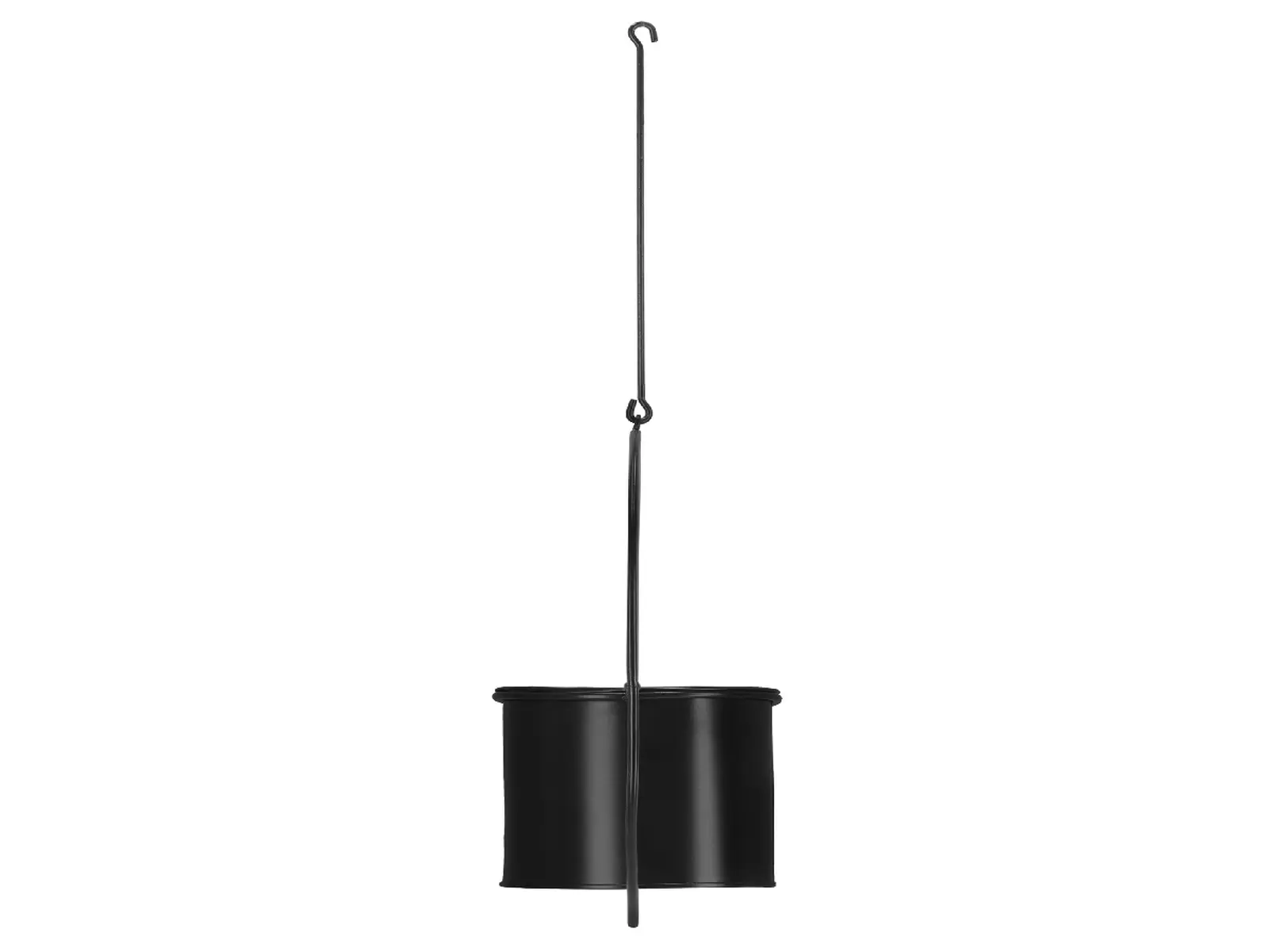Držák na květináč WINDOW DRESSING PLANTER závěsný, černá, pr.35cm|Esschert Design