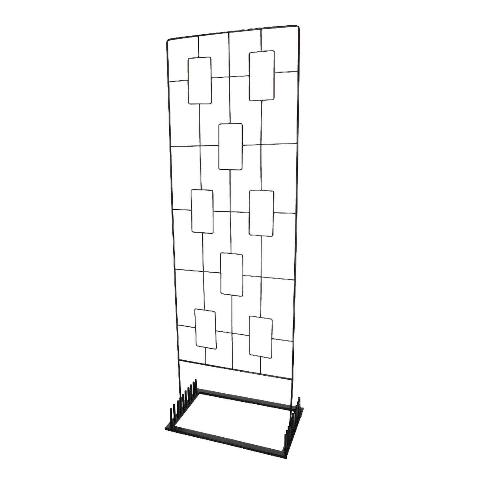Podpora ke květinám GEOMETRIC, černá, 57x1x170cm|Esschert Design