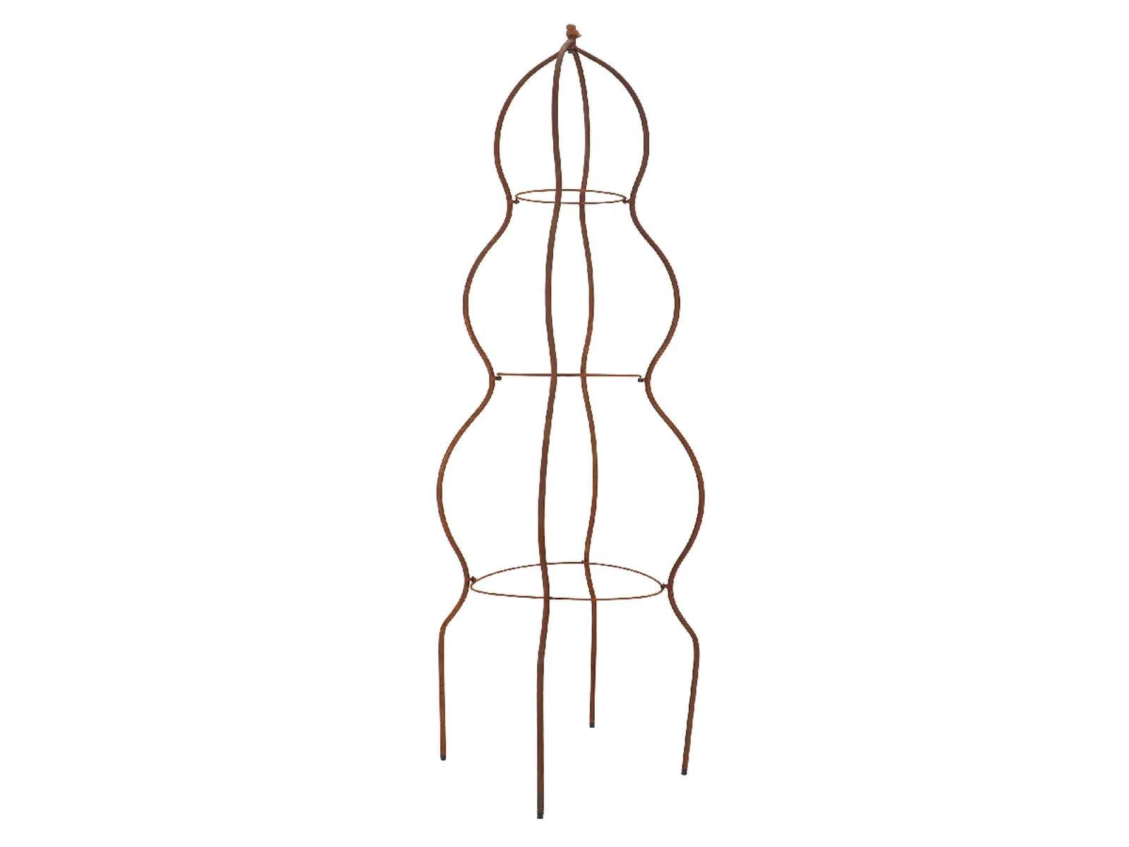 Podpora ke květinám WINDOW DRESSING, kruhová s ptáčkem, 48x48x170cm|Esschert Design