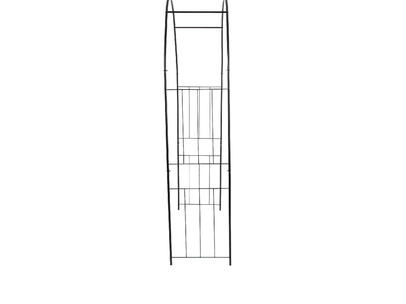 Oblouk pro pnoucí růže KLASSIC, černá, 217,5x140 - 152x37cm|Esschert Design