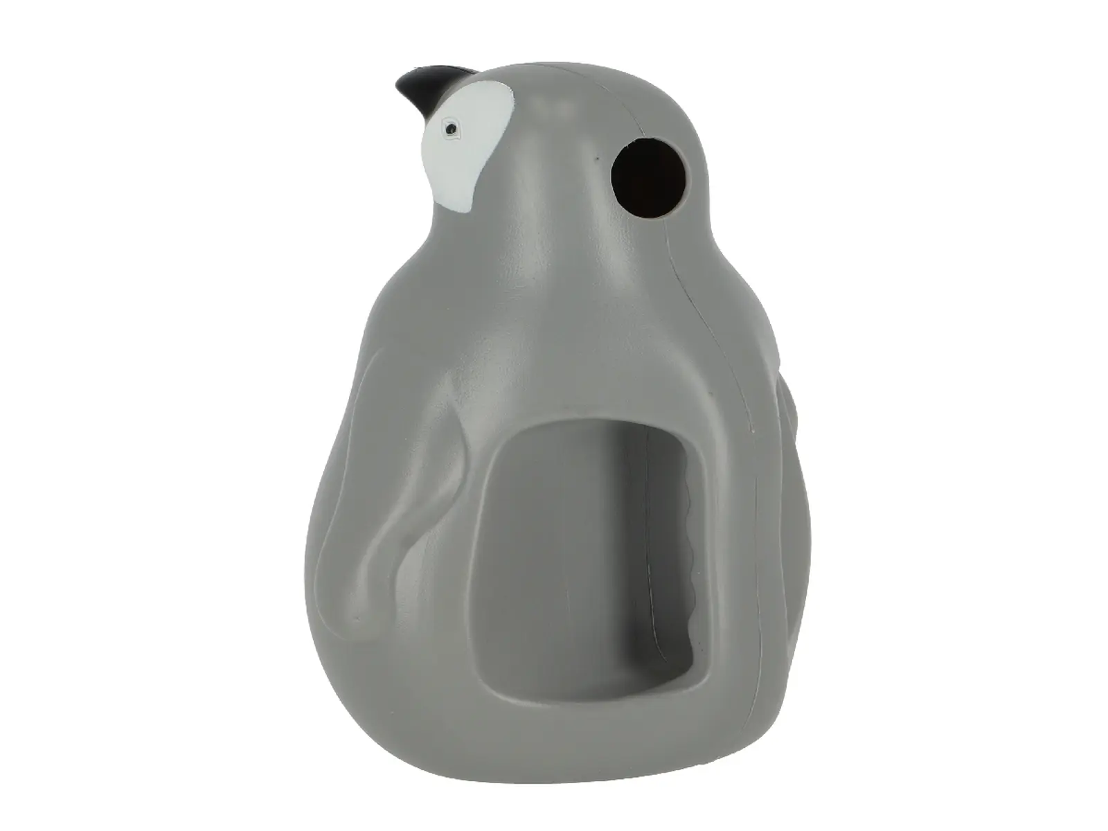 Konvička tučňák PINGUEE, plast, 1,4L, šedá|Esschert Design