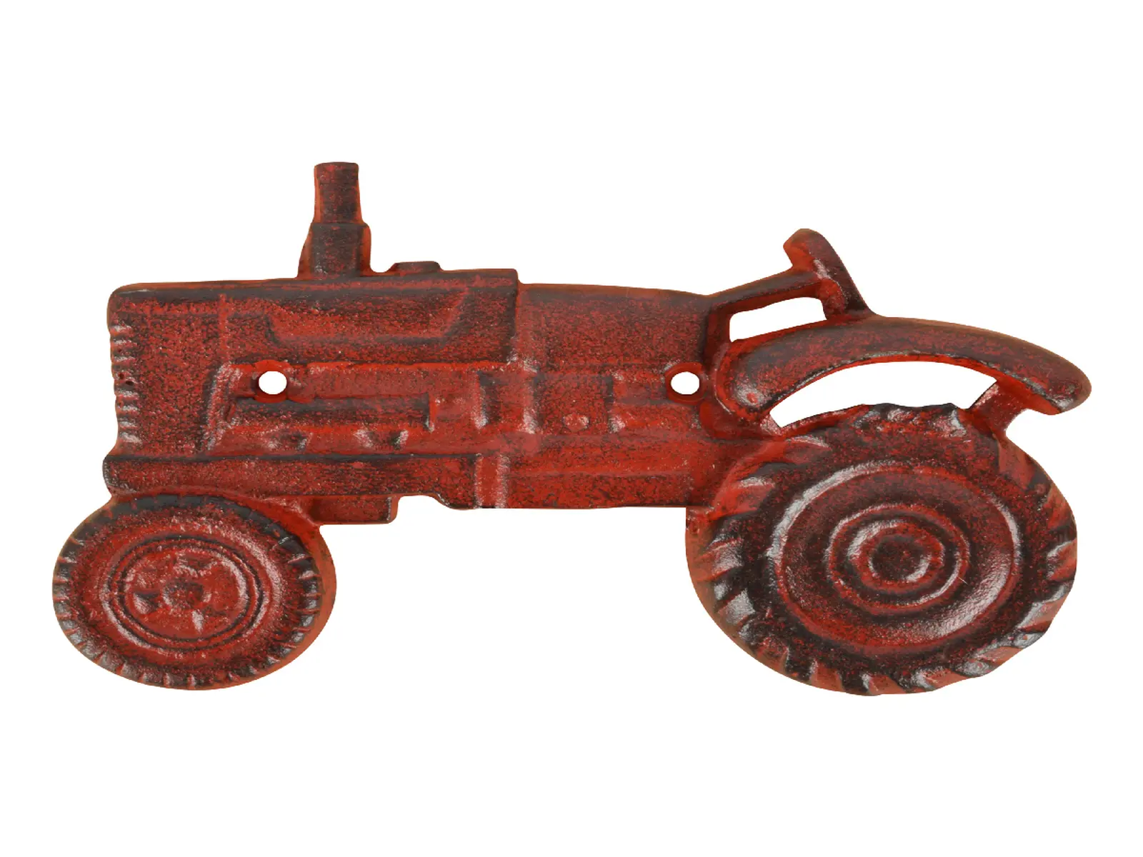 Otvírák na lahve TRAKTOR, nástěnný, litina, 20x14cm, červená/zelená (balení obsahuje 2 kusy!)|Esschert Design