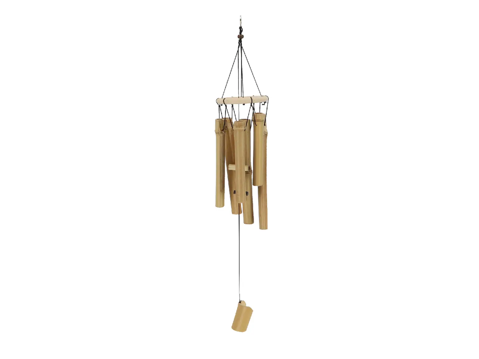 Zvonkohra bambus, v přírodním provedení, 7,5 x 7,5 x 33 cm|Esschert Design