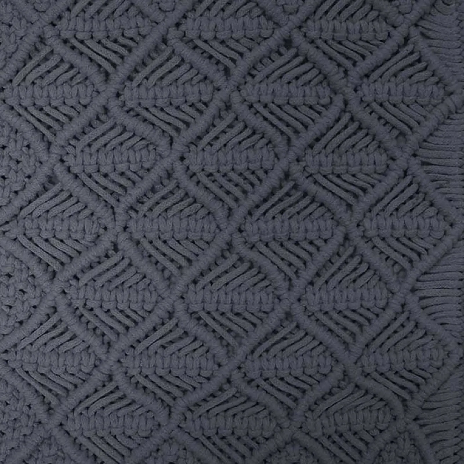 Polštář dekorační 45x45cm, ALBARCA, anthracite|Van Baal