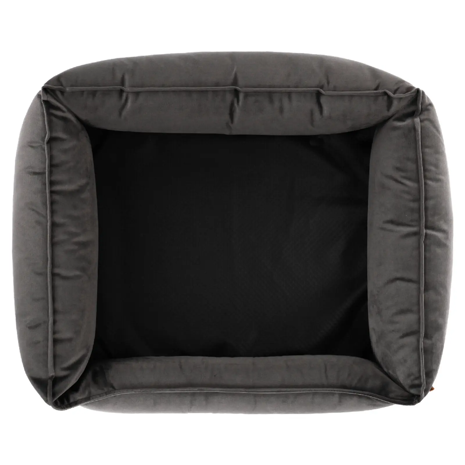 Pelíšek pro psa s okrajem 60x40x18cm, DOG COCOON, anthracite|Van Baal