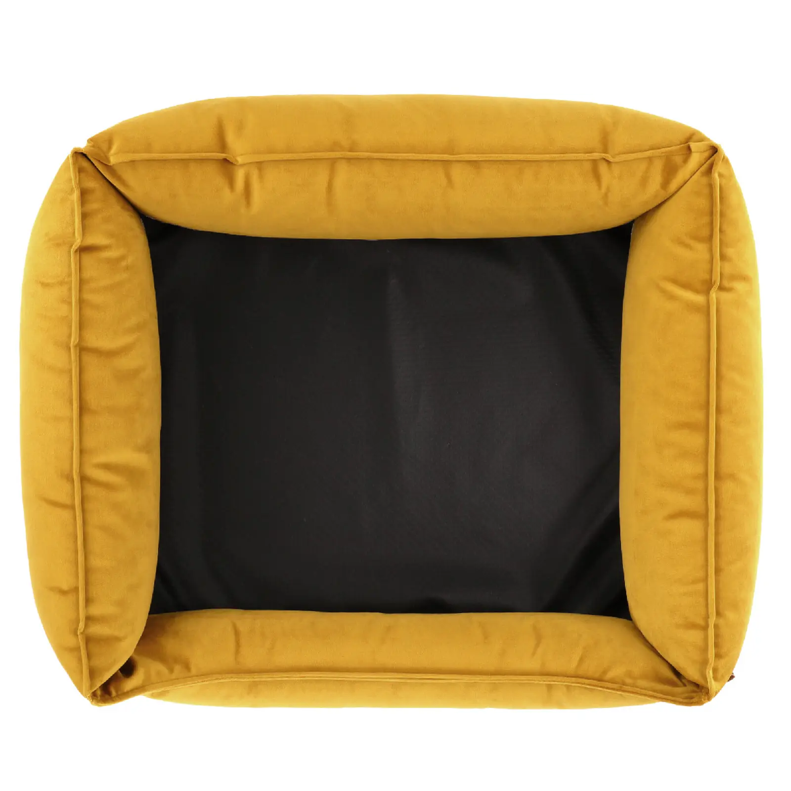 Pelíšek pro psa s okrajem 60x40x18cm, DOG COCOON, ochre|Van Baal