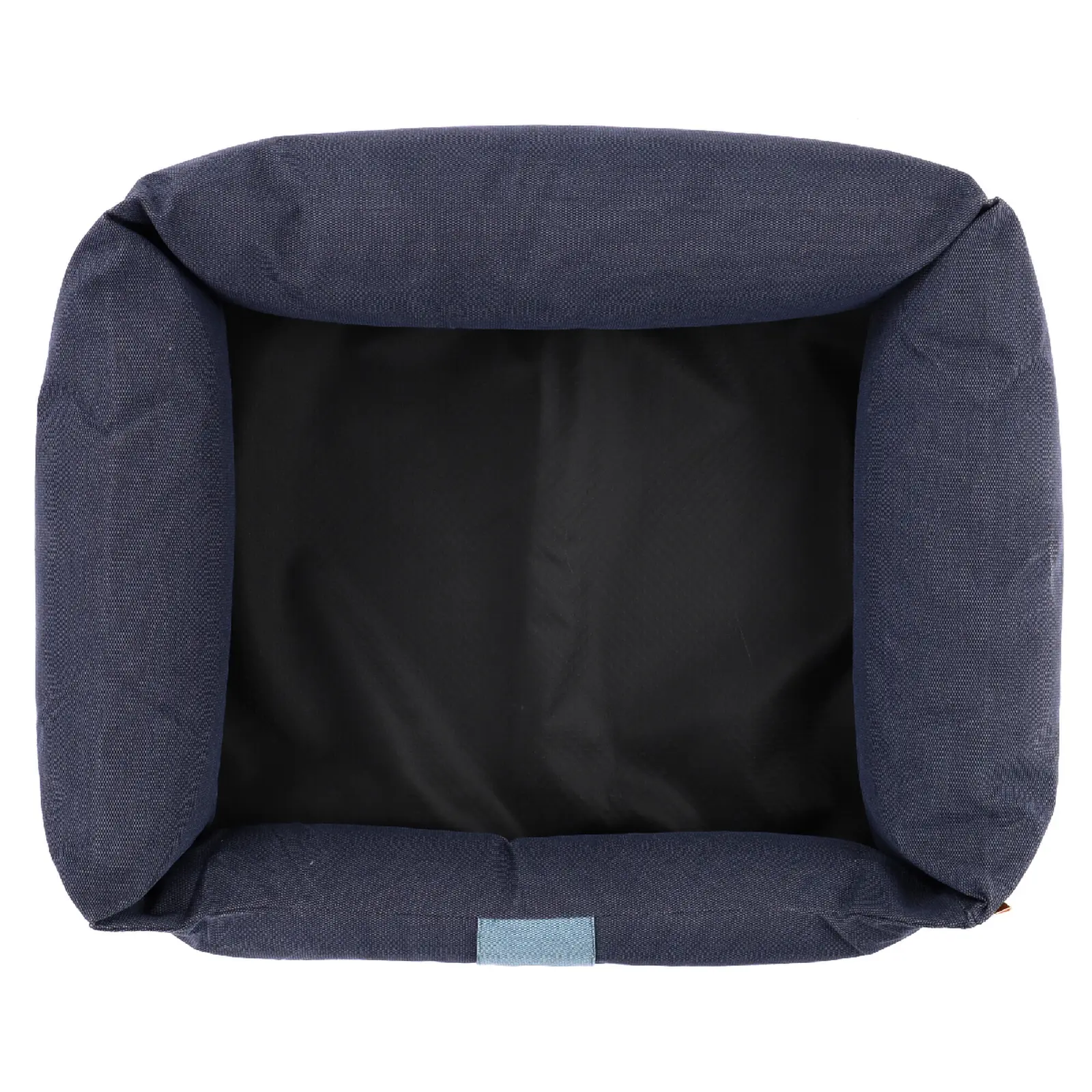 Pelíšek pro psa s okrajem 70x60x20cm, COCOON CANVAS, Navy|Van Baal