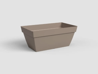 Truhlík CAPRI, XL, 80cm, plast, šedá|MATTE TAUPE|Artevasi