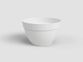 Květináč CAPRI, 35cm, plast, bílá|WHITE|Artevasi