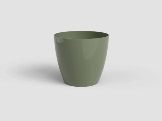 Květináč FIJI, na orchidej, 10,5cm, plast, zelená|ASH GREEN|Artevasi