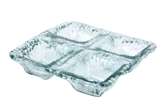 ECO GLASS Miska na Tapas, 26,5 x 26,5 x 6 cm