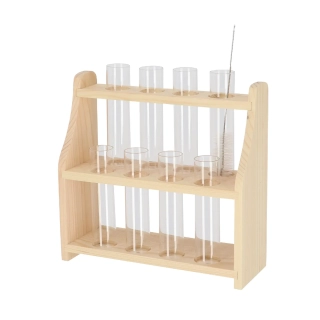 Pěstírna TUBE se stojanem a kartáčem, v dárkovém balení, 100% FSC, 24x8x25cm|Esschert Design