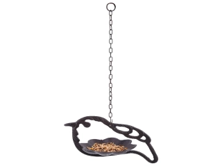 Krmítko pro ptáčky FLOWER BIRDS, závěsné, 25x12x13cm, litina (DOPRODEJ)|Esschert Design