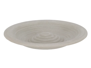 Pítko pro ptáky a hmyz SAFE STEP, s vyvýšeným středem, pr.30cm, šedá, dárkové balení|Esschert Design