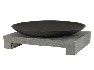 Ohniště FANCY FLAMES na granitovém stolu, 60 x 60 x 23 cm, 47,5kg|Esschert Design