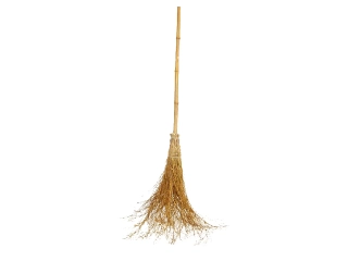 Koště BAMBUS, čarodejnické, 228x14cm, přírodní|Esschert Design
