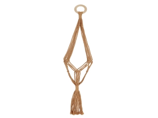 Závěs na květiny MACRAMÉ, výška 58cm, přírodní|Esschert Design