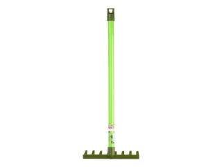 Hrábě plastové hřebenové, dětské, zelená, v. 70 cm|Esschert Design