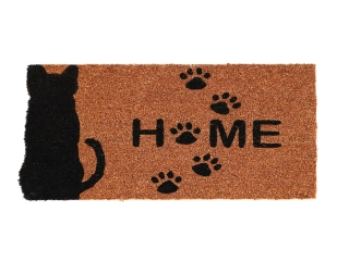 Rohožka kokosová CAT HOME, 75x45x2cm|Esschert Design