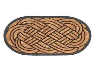 Rohožka gumová s kokosovým vláknem WOVEN, 75x2,3x45cm|Esschert Design
