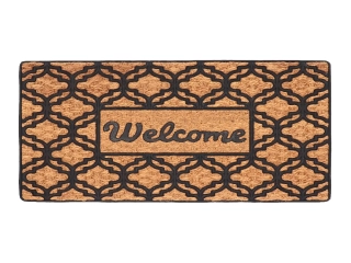 Rohožka gumová s kokosovým vláknem WELCOME, 77x47cm|Esschert Design