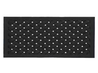 Gumová Rohožka BEST FOR BOOTS - s výpletem, obdelníková černá, 76 x 45,5 cm|Esschert Design