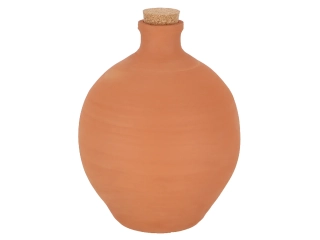 Zavlažovač podzemní XL OLLA, terakota, přírodní, 21x21x39cm|Esschert Design