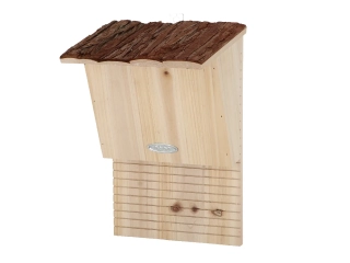 Budka pro netopýry BAT, s kůrou, přírodní 100%FSC, 20x40x16cm|Esschert Design