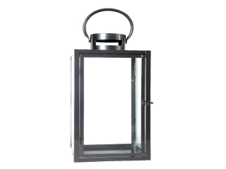 Lucerna MODERN, antracitová, v. 51 cm (DOPRODEJ)|Esschert Design