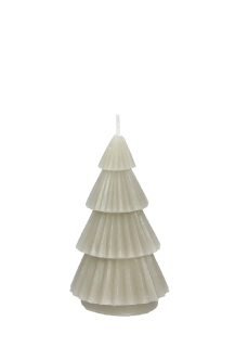 Svíčka strom BOLIA, šedá, 6x13cm (DOPRODEJ)|Kaheku