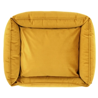 Pelíšek pro psa s okrajem 60x40x18cm, DOG COCOON, ochre|Van Baal