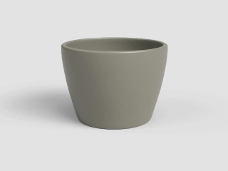 Květináč THALIA, na orchidej, 14cm, keramika, šedá (DOPRODEJ)|TAUPE (DOPRODEJ)|Artevasi