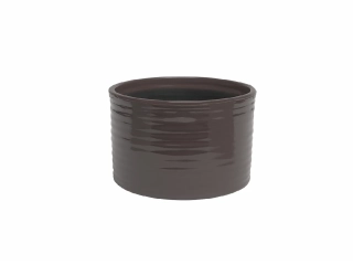 Květináč FORTUNA, 18cm, keramika, hnědá|BROWN|Artevasi
