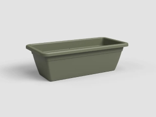 Truhlík VENEZIA, XL, 100cm, plast, zelená|DRY GREEN|Artevasi