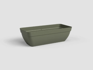 Truhlík CAPRI, XL, 80cm, plast, zelená|DRY GREEN|Artevasi